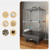 Large Stainless Steel Bird Cage for Small & Medium Birds