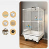 Large Stainless Steel Bird Cage for Small & Medium Birds