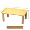 Elevated Pet Feeding Stand with Wooden Legs for Cats and Dogs