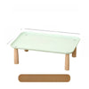 Elevated Pet Feeding Stand with Wooden Legs for Cats and Dogs