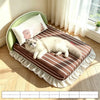 All-Season Waterproof Pet Sofa Bed with Removable Cover