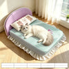 All-Season Waterproof Pet Sofa Bed with Removable Cover