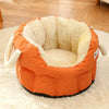 Enclosed Faux Leather Car Pet Carrier for Cats & Small Dogs