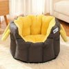 Enclosed Faux Leather Car Pet Carrier for Cats & Small Dogs