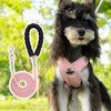 X-Style Dog Harness with Reflective Details and Round Rope Leash