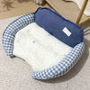 Reversible Curved Pet Bed for Small Dogs and Cats