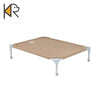 Elevated Pet Bed with Steel Frame and Washable Fabric