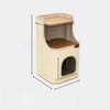 Square Sisal Cat Scratcher Barrel with Cat Resting Area