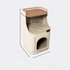 Square Sisal Cat Scratcher Barrel with Cat Resting Area