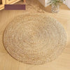 Round Woven Cattail Grass Cat Scratcher Mat