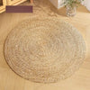 Round Woven Cattail Grass Cat Scratcher Mat