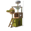 Cat Tree with Cat House, Scratching Posts & Sisal Toy