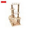 Cat Tree with Cat House, Scratching Posts & Sisal Toy