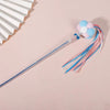 Fairy Pom-Pom Cat Wand Toy