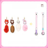 Retractable Cat Teaser Wand with Replaceable Toy Head