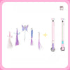 Retractable Cat Teaser Wand with Replaceable Toy Head