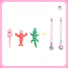 Retractable Cat Teaser Wand with Replaceable Toy Head