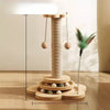 Sisal Cat Scratching Post with Climbing Tower