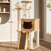 Cat Tree with Space Capsule Bed and Rope Scratching Post
