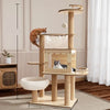 Cat Tree with Space Capsule Bed and Rope Scratching Post