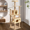 Cat Tree with Space Capsule Bed and Rope Scratching Post