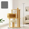 Cat Tree with Space Capsule Bed and Rope Scratching Post