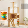 Cat Tree with Space Capsule Bed and Rope Scratching Post