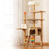 Cat Tree with Space Capsule Bed and Rope Scratching Post