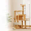 Cat Tree with Space Capsule Bed and Rope Scratching Post