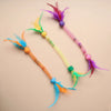 Cat Chew Rope Teaser Toy with Catnip and Feather