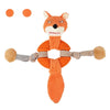 Plush Squeaky Dog Toy with Playful Animal Character Design