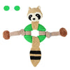 Plush Squeaky Dog Toy with Playful Animal Character Design