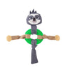 Plush Squeaky Dog Toy with Playful Animal Character Design