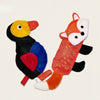 Squeaky Oxford Cloth Dog Toy with Crinkle Paper