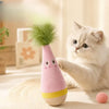 Self-Righting Cat and Puppy Toy for Interactive Play