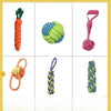 Squeaky Rope Chew Toys for Small and Medium Dogs