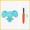 Squeaky Dog Toy with EPE Foam Ball, Carrot, or Frisbee