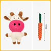 Squeaky Dog Toy with EPE Foam Ball, Carrot, or Frisbee