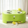 Interactive Electric Whack-a-Mole Cat Toy with Feather Teaser