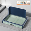 Plastic Dog Potty Tray with Wall, Wire Grid, and Drawer