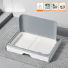 Plastic Dog Potty Tray with Wall, Wire Grid, and Drawer