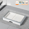 Plastic Dog Potty Tray with Wall, Wire Grid, and Drawer