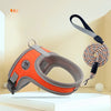 Nylon Vest-Style Dog Harness with Integrated Leash