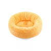 Round Plush Pet Bed for Cats and Small Dogs