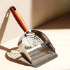 Cat Litter Scoop with Slotted or Round-Hole Head