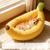 Banana-Shaped Pet Bed for Dogs & Cats