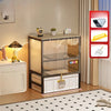 Enclosed Cat Litter Box Cabinet with Upper Storage Shelf