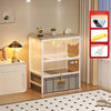 Enclosed Cat Litter Box Cabinet with Upper Storage Shelf