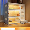 Indoor Cat House with Integrated Litter Box