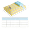 Striped Pet Bed with Removable, Washable Cushion